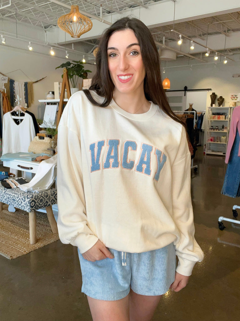 Vacay sweatshirt 2025