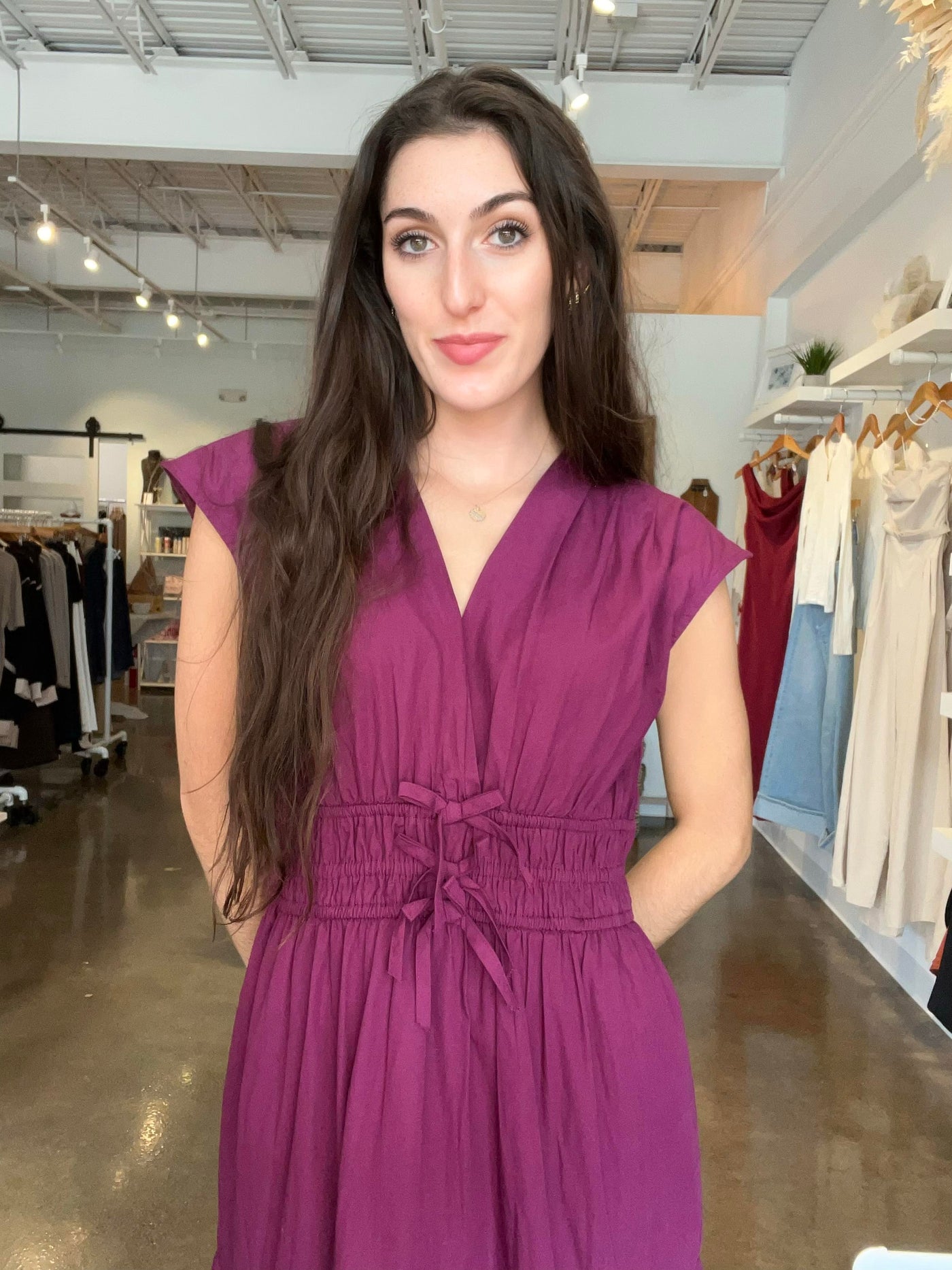 Magenta Dress